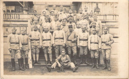 MILITARIA - Photographie - Groupe De Militaires - Carte Postale Ancienne - Andere & Zonder Classificatie