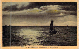 BELGIQUE - BLANKENBERGE - Crépuscule - Schmering  - Carte Postale Ancienne - Blankenberge