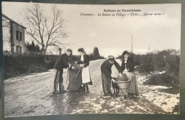 Scènes De Frontières - Douaniers - Le Retour Au Village. Visites ... Quand Même!! - Douane