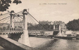 Lyon * Le Pont Kitchener * Le Pont Rambaud * Péniche Batellerie - Autres & Non Classés