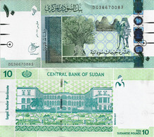 SUDAN       10 Sudanese Pounds       P-73c        3.2017           UNC - Soudan