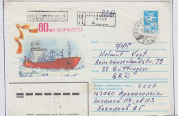 Russia Cover "60J. Meeresflotte" Ca Archangelsk 10-?-1974  (RR171A) - Events & Commemorations