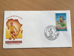 Djibouti Dschibuti 1992 FDC CAN Coupe D'Afrique Nations Football Fußball Soccer Mi. 571 - Gibuti (1977-...)