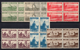 1941 TURKEY THE IZMIR INTERNATIONAL FAIR BLOCK OF 4 MNH ** - Nuevos