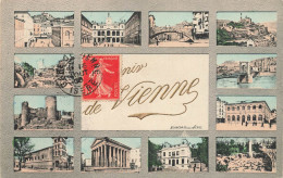 Vienne * Souvenir De La Commune * Cpa 12 Vues - Vienne