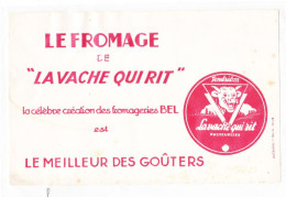 Buvard Le Fromage De "La Vache Qui Rit" La Célèbre Création Des Fromageries BEL Est Le Meilleur Des Gouters - F