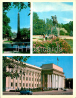 Bishkek - Frunze - Monument To Fighters For Soviet Power - Monument To Frunze - 1974 - Kyrgyzstan USSR - Unused - Kirguistán