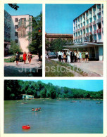 Bishkek - Frunze - Blocks Of Flats In 22nd Party Street - Palace Of Marriages - Lake - 1974 - Kyrgyzstan USSR - Unused - Kirgizië