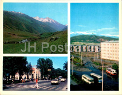 Bishkek - Frunze - Ala Archin Gorge - New Residential Estate - Ala Too Cinema - Car Bus 1974 - Kyrgyzstan USSR - Unused - Kyrgyzstan