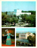 Almaty - Alma-Ata - Lermontov Russian Drama Theatre - Abai Opera And Ballet Theatre - 1974 - Kazakhstan USSR - Unused - Kazakhstan