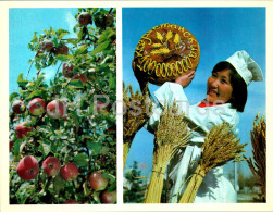 Almaty - Alma-Ata - Aport Alma-Ata's Best Apples - Wheat - Bread - 1974 - Kazakhstan USSR - Unused - Kazakistan