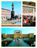 Almaty - Alma-Ata - Monument To Chokan Valikhanov - Pushkin Library - 1974 - Kazakhstan USSR - Unused - Kasachstan