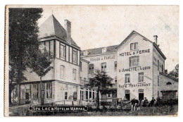 Belgique--SPA-1916--Lac Et Hotel De Warfaz (petite Animation) ..cachet Militaire - Spa