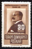 Türkiye 1951 Mi 1292 Henry Carton De Wiart, Founder Of Interparliamentary Union - Used Stamps