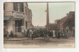 PERSAN - SORTIE DE MANUFACTURE DE CAOUTCHOU - HOTELS LEBRUN ET SERBRUYNS - 95 - Persan