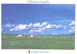 Mongolia:View With Sheeps - Mongolië