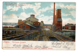 Allemagne - Près Chemnitz --LUGAU --1904-- Vertrauen-Schacht (usine)..carte Précurseur...timbre Cachet LUGAU - Autres & Non Classés