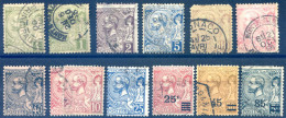 Monaco, Lot De 13 Timbres Oblitérés - (F2923) - Used Stamps