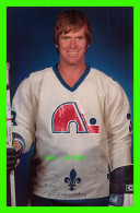 SPORTS D'HIVER LE HOCKEY - DALE HOGANSON, No 33 - CLUB LES NORDIQUES DE QUÉBEC - PHOTO, NORMAND PRESCOTT - - Sports D'hiver