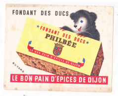 Buvard Fondant Des Ducs Philbée Le Bon Pain D'epices De Dijon - Honigkuchen-Lebkuchen