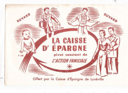 Buvard La Caisse D'Epargne Pivot Constant De L'Action Familiale - Bank & Versicherung