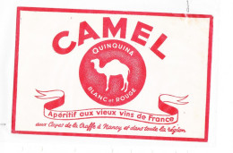 Buvard Camel Apéritif Aux Vieux Vins De France - Liquor & Beer