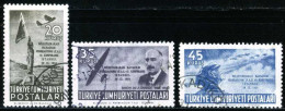 Türkiye 1954 Mi 1395-1397 Conference Of The Federation Aeronautique Internationale (FAI) - Used Stamps