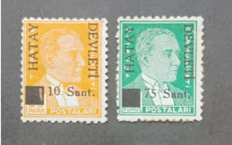 TURKEY العثماني التركي Türkiye 1939 PRESIDENT HATAY DEVLETI MNHL - Unused Stamps