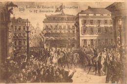 FAMILLES ROYALES - Entrée De Léopold II à Bruxelles Le 17 Décembre 1865 - Carte Postale Ancienne - Königshäuser