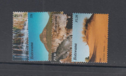 GEOLOGY -  BOTSWANA - SCENERY INC WATERFALLS SET OF 4 MINT NEVER HINGED - Autres & Non Classés