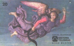 Brazil:Brasil:Used Phonecard, Sistema Telebras, 20 Units, Sao Paulo Museum, Painting, 1996 - Brasilien