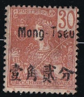 Mong-tzeu N°25a - Variété "i" Au Lieu De "T" - Neuf * Avec Charnière - TB - Unused Stamps