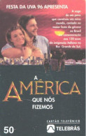 Brazil:Brasil:Used Phonecard, Sistema Telebras, 50 Units, Movie Advertising, 1996 - Brasilien