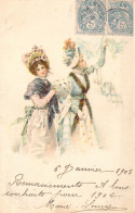 Carte Viennoise - Illustrateur M M Vienne - Femmes Et Le Linge  - Carte Postale Ancienne - Femmes