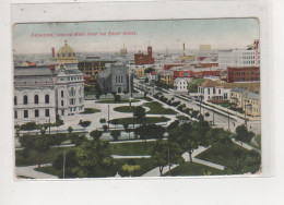 Antike Postkarte  GALVESTON LOOKING WEST FROM THE COURT HOUSE - Galveston
