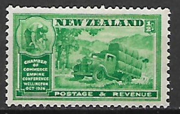 NUOVA ZELANDA  1936 CONGRESSO DELLE CAMERE DI COMMERCIO A WELLINGTON UNIF. 263  MLH VF - Nuovi