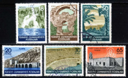 Türkiye 1955 Mi 1455-1460 Antalya Touristic Propaganda - Used Stamps