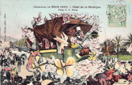 FRANCE - 06 - Nice - Carnaval De 1909 - Char De La Musique - Carte Postale Ancienne - Carnevale