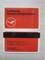 LuftHansa Pilot School Magnetic Card - Otros & Sin Clasificación