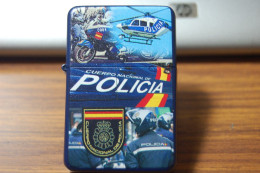 Meche-74. Mechero Imitación Zippo. Policía Nacional. Meche-74 - Pyrogènes