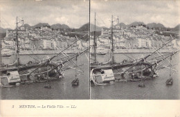 FRANCE - 06 - MENTON - La Vieille Ville - Bateau - Carte Postale Ancienne - Menton