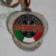 I113009 Medaglia Concorrente - Scuola Italiana Sci - Dolomite Madonna Campiglio - Andere & Zonder Classificatie