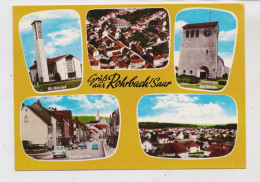 6670 SANKT INGBERT - ROHRBACH, Kirchen, Kaiserstrasse / FORD TAUNUS, Luftaufnahme, Ortsteil - Saarpfalz-Kreis