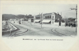 FRANCE - 13 - MARSEILLE - La Plage Vue Du Côté Gauche - Carte Postale Ancienne - Sin Clasificación