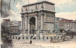 FRANCE - 13 - MARSEILLE - La Place D'Aix Et L'Arc De Triomphe - Carte Postale Ancienne - Unclassified