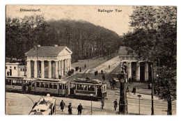 Allemagne - DUESSELDORF--1915--Ratinger Tor ( Animée, Tramways ) ... - Duesseldorf
