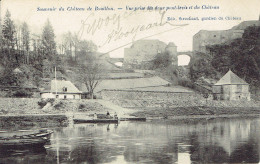 Souvenir Du Chateau De Bouillon  Vue Prise Des Deux Pont-levis  Edit. Stroobant Gardien Du Chateau 1907 - Bouillon