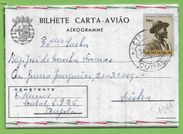 História Postal - Filatelia - Aerograma - Aerogram - Stamps - Timbres - Philately - Angola - Portugal - Cartas & Documentos