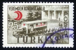 Türkiye 1957 Mi 1515 Fight Against Tuberculosis | Healthcare | Medicines | Rays | TBC | Truck - Gebraucht