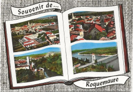 CPSM Roquemaure La Cité Provençale Multivue - Rochefort-du-Gard